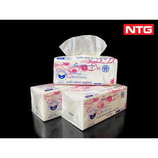 Khăn giấy lụa rút 300 tờ 3 lớp, hàng chuẩn xịn, giấy loại 1 mềm, dai mịn