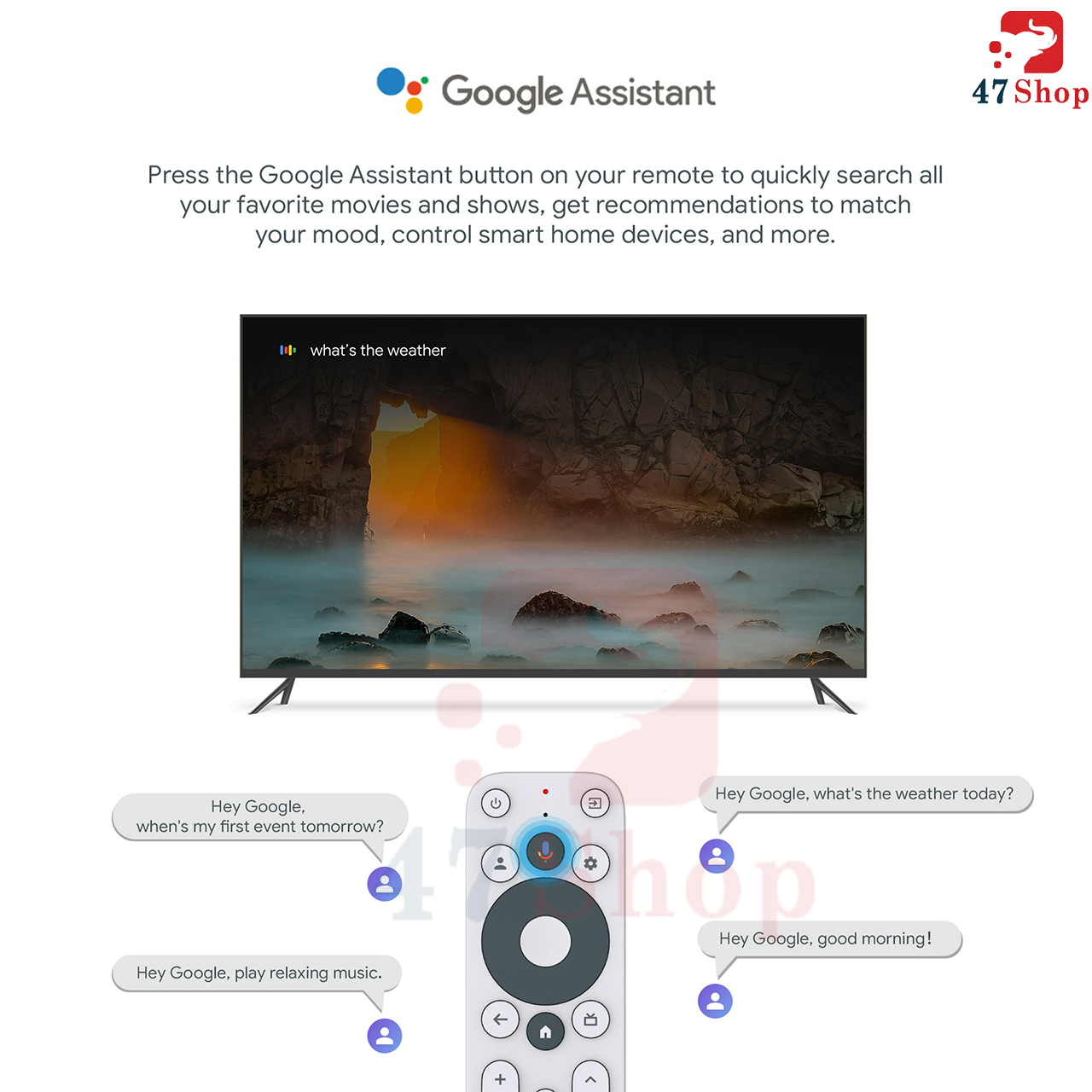Google Tivi Box Onn Google Box TV Android 11 Remote tìm kiếm Tiếng Việt phát 4K UHD HDR Google Cast Chrome Cast Netflix | BigBuy360 - bigbuy360.vn