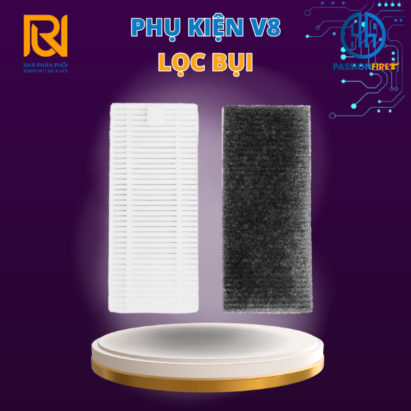 Lọc bụi cho robot Passion V8