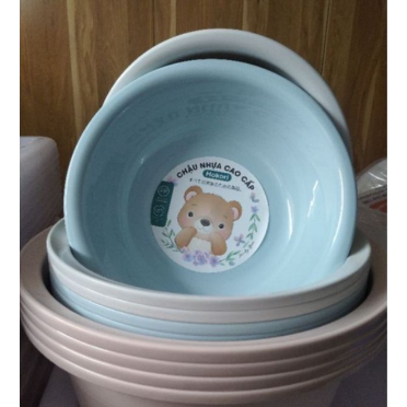 Chậu nhựa rửa mặt, rửa rau Hokori Việt Nhật 27cm/30cm/36cm/38cm