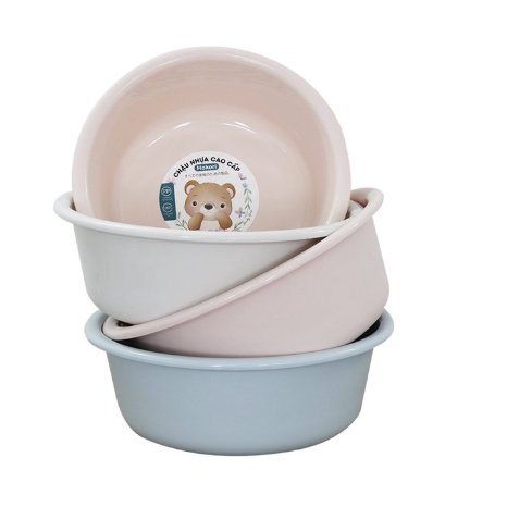 Chậu nhựa rửa mặt, rửa rau Hokori Việt Nhật 27cm/30cm/36cm/38cm