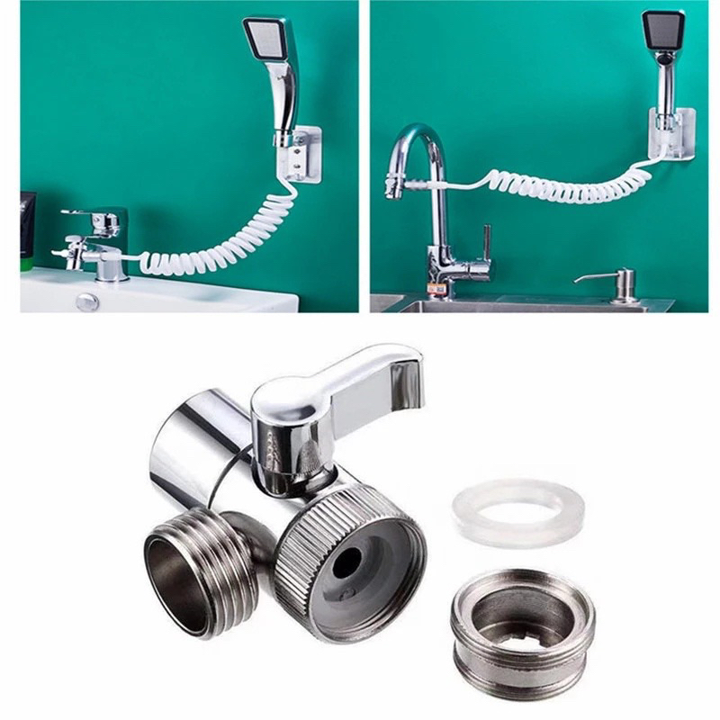 Đầu vòi rửa chia nước