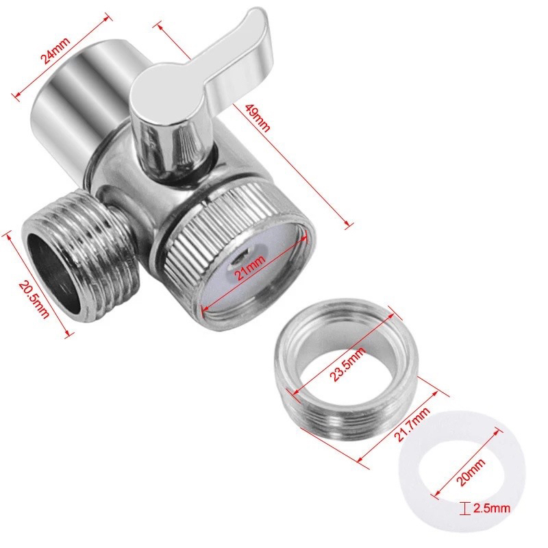 Đầu vòi rửa chia nước