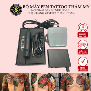 Máy Pen Mini [Tặng quà + Freeship] 💝 Máy Xăm Hình Chuyên phun xăm thẩm mỹ ⇉ Xăm hình nghệ thuật