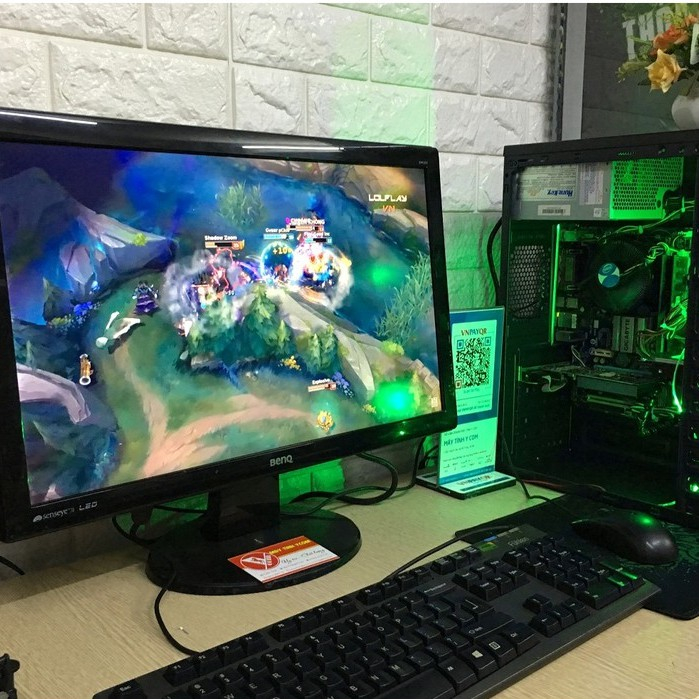 Bộ Máy Tính Chơi Game Liên Minh GTA 5 PUBG Đột Kích đủ Màn hình 22 FullHD