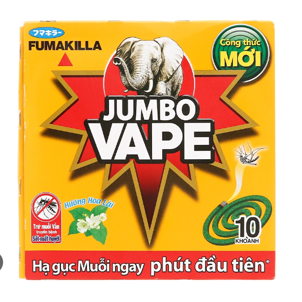 Nhang Muỗi Jumbo Vape 10 Khoanh