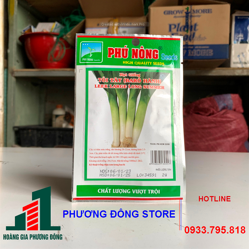 Hạt giống tỏi tây 2g