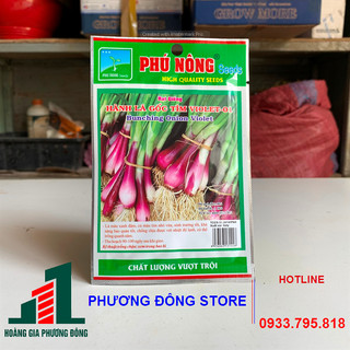 Hạt giống hành lá gốc đỏ 2g