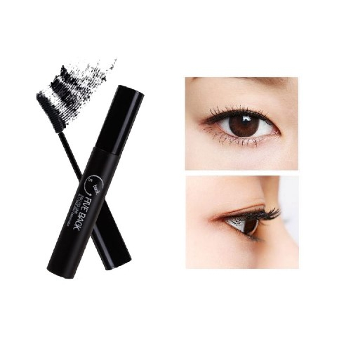 Combo Hàn Quốc Bút kẻ mắt FB Tattoo #02 Nâu và Mascara dài và cong mi 360° FB