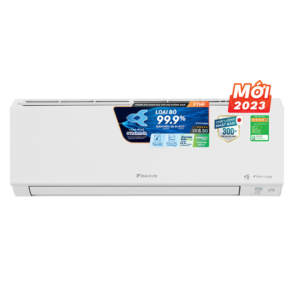 [MIỄN CÔNG LẮP - GIAO LẮP NHANH 12H] Điều hòa Daikin Inverter 2 chiều FTHF25XVMV - 1HP 9000BTU