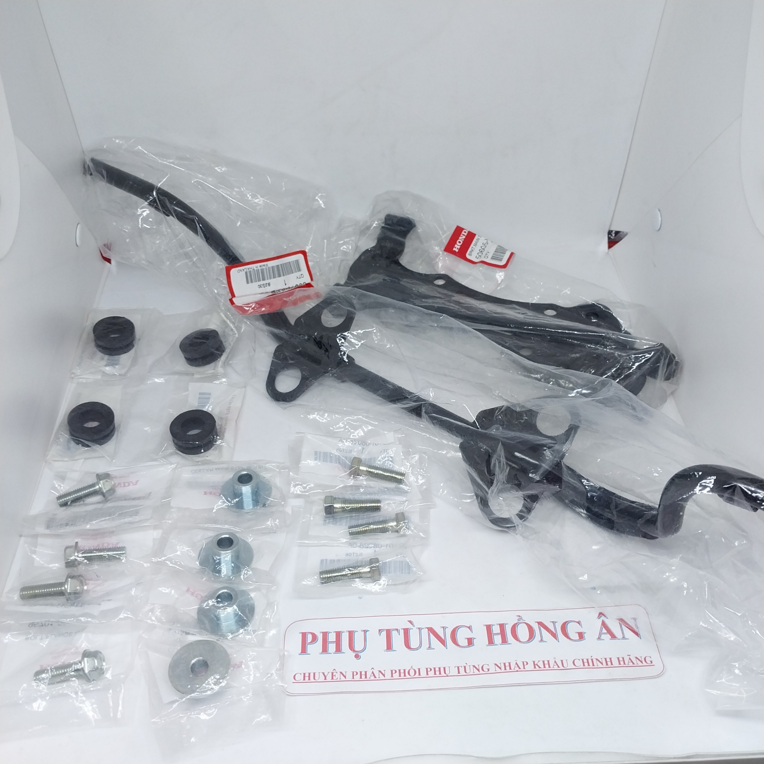 Bộ gác máy wave thái 110, Future 1 (18 chi tiết) zin chính hãng Honda Thailand- PT HỒNG ÂN