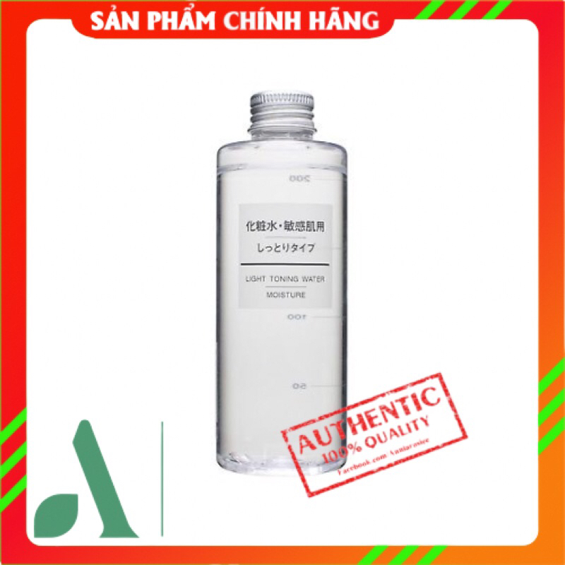 Nước Hoa Hồng Toner Muji Light Toning Water Cân Bằng Da 200ml