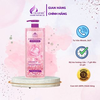 Sữa tắm tẩy tế bào da chết charme exfoliating 900ml