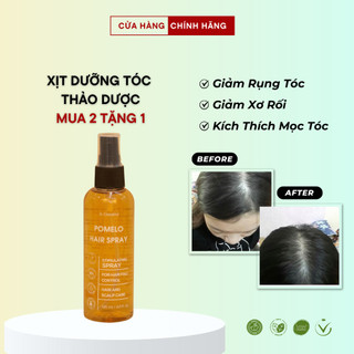 [120ml] Xịt Tóc Tinh Dầu Bưởi Giúp Tóc Dày, Mượt, Kích Thích Mọc Tóc, Dưỡng Tóc Khỏe Từ Chân Tới Ngọn - Be.Cosmetic