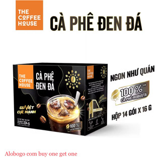 (#HSD: 04.10.2024) Combo 4 Hộp Cà phê đen đá The Coffee House, Hộp 14 gói x 16g, cà phê coffee house
