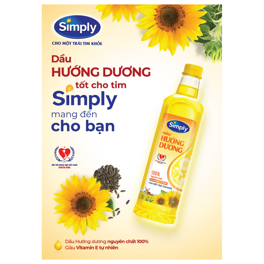 Dầu hướng dương Simply 2L