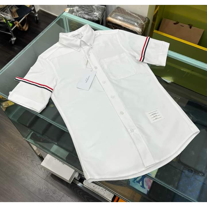 Áo sơ mi italy kẻ sọc vai áo phong cách thanh lịch thoáng mát | BigBuy360 - bigbuy360.vn