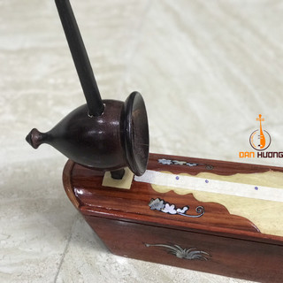 Đàn bầu DB2300 (gỗ hương) gấp gọn có khảm chơi luôn không cần âm ly