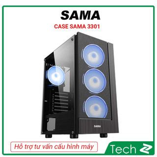 Vỏ case SAMA 3301 (ATX-3 Fan RGB)