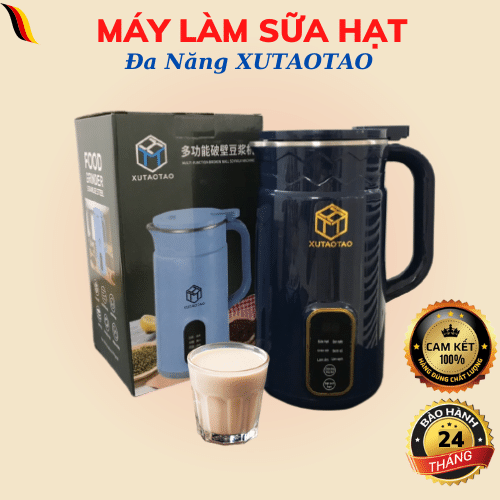 (Bảo Hành 24 Tháng) Máy xay sữa hạt XUTAOTAO 800ml máy làm sinh tố ,làm cháo bột từ gạo ,đun nước sôi giữ ấm cách nhiệt