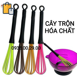 Cây đánh thuốc nhuộm tóc, cây trộn hóa chất, cây khuấy trộn thuốc nhuộm.