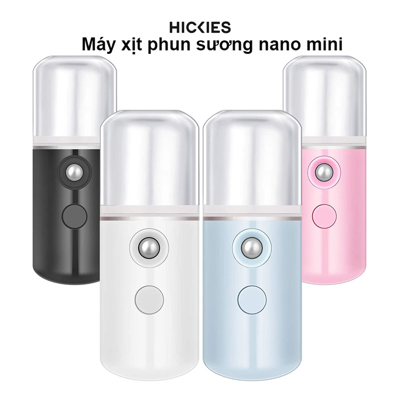 Máy Phun Sương Xông Hơi Mặt NaNo Mini Cầm Tay Hỗ Trợ Dưỡng Da Cấp Nước Tối Đa Nhỏ Gọn - hickies