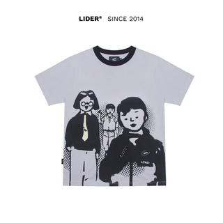 Áo thun unisex y2k lider ‘90s & 2000s kids’ tee, chất cotton 2 chiều form cropped/oversized