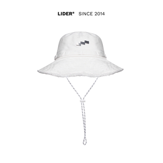 Nón bucket rộng vành chất denim liderism fisherman hat