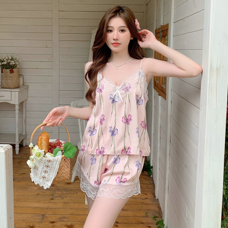 Pijama Lụa Cao Cấp Đồ Bộ Mặc Nhà Ngủ Nữ Chất Lụa Siêu Mềm Mát Mịn - Sillk Homewear