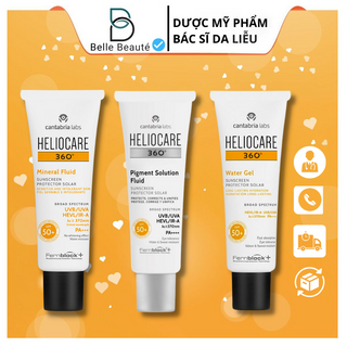 Kem Chống Nắng HelioCare Water Gel, Pigment, Mineral 50ml Chính hãng