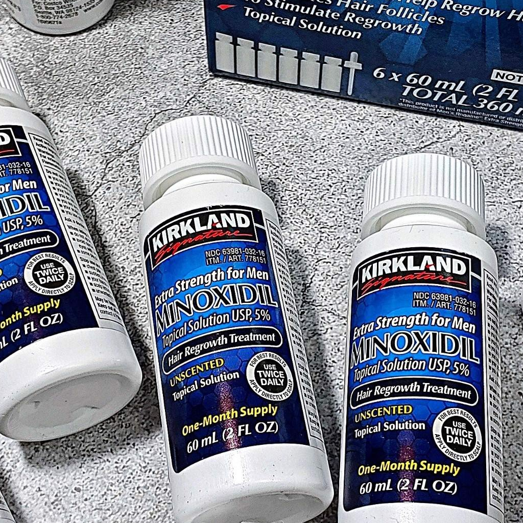 Dung dịch thoa ngoài Mọc tóc, mọc Râu Minoxidil 5% Kirkland USA