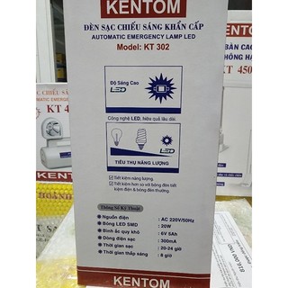 ĐÈN SẠC CHIẾU SÁNG KHẨN CẤP KT 302