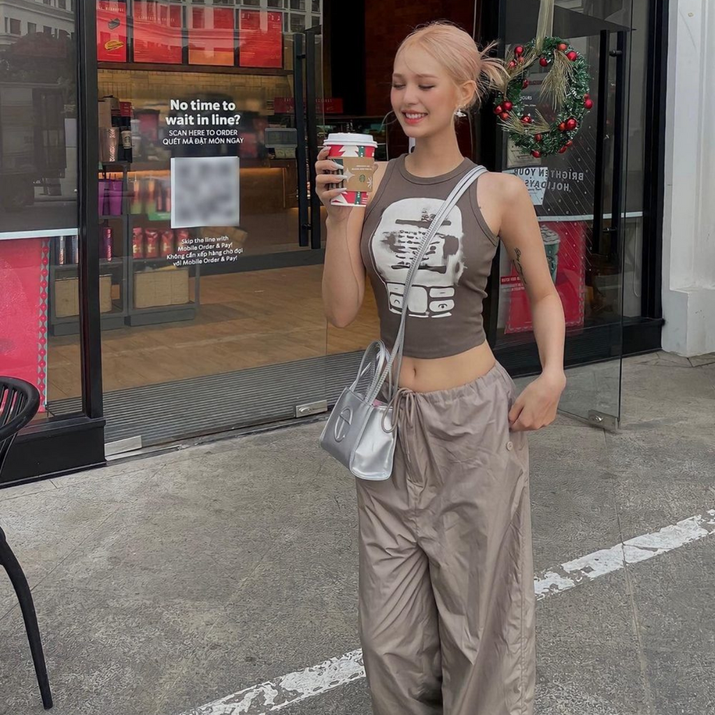 Túi xách nữ đeo chéo, đeo vai, đi chơi, đi học ESTILO size 17cm HA345