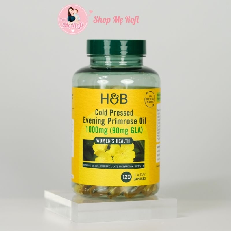 ( 𝐦𝐚̂̃𝐮 𝐦𝐨̛́𝐢 𝐧𝐡𝐚̂́𝐭 ) Tinh Dầu Hoa Anh Thảo Holland Barrett Evening Primrose Oil 120 viên hỗ trợ nội tiết cho phụ nữ