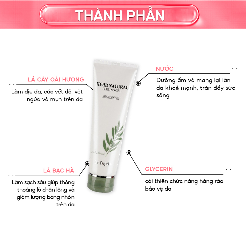 Combo Dr.pepti Làm Sạch Giúp Da Tươi Sáng, Mịn Màng