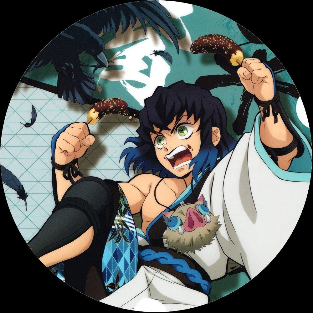 Huy hiệu IN HÌNH Kimetsu no Yaiba Thanh gươm diệt quỷ ver QUÁN ĂN anime chibi dễ thương xinh xắn