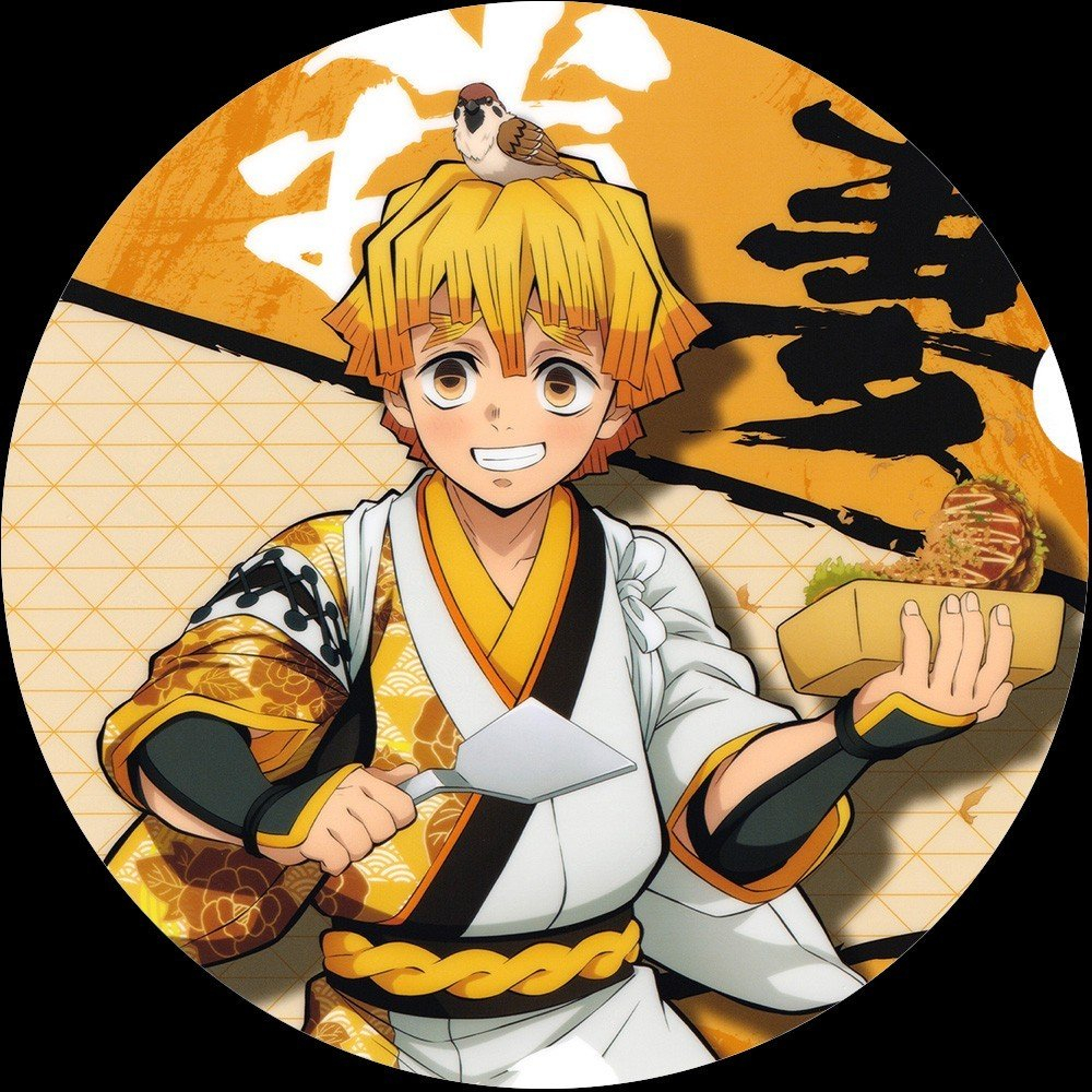 Huy hiệu IN HÌNH Kimetsu no Yaiba Thanh gươm diệt quỷ ver QUÁN ĂN anime chibi dễ thương xinh xắn