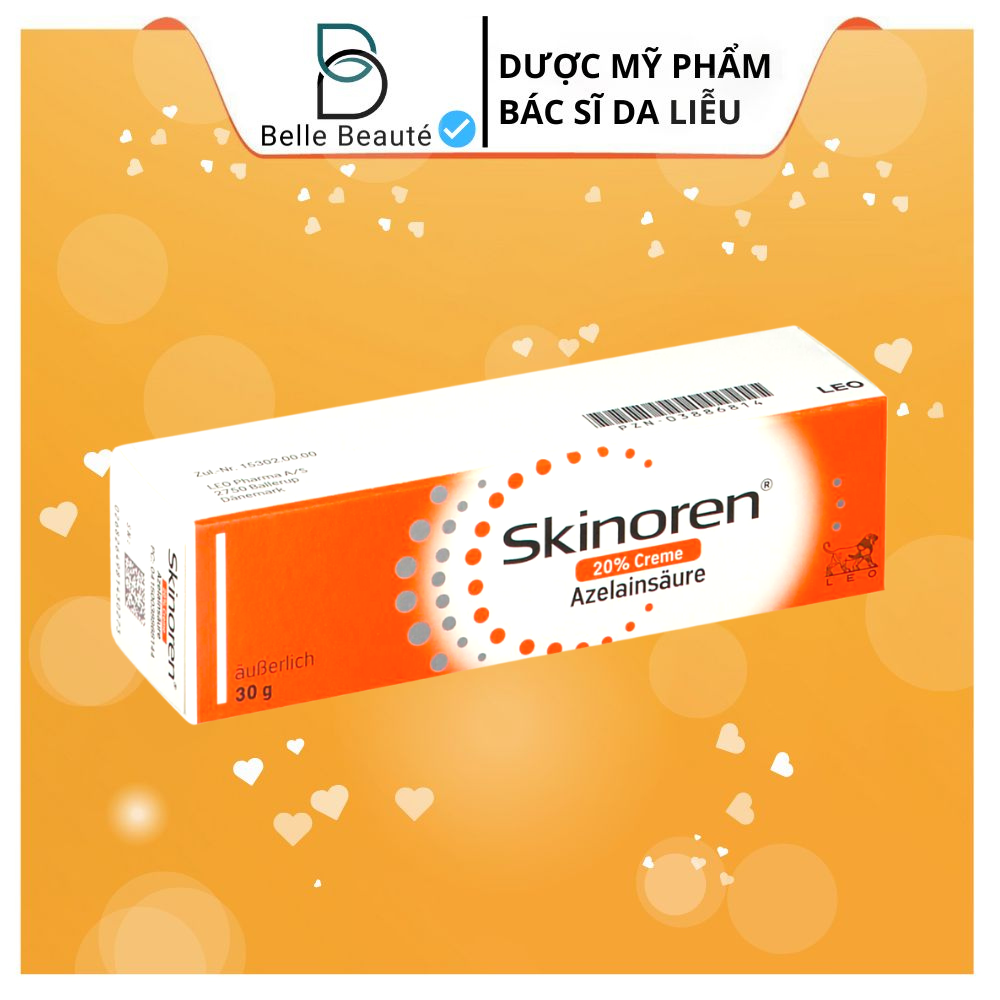 Kem Mụn SKINOREN 20% Azelaic Acid 30g - Kem Giảm Mụn Mờ Thâm (CÓ TEM - Malaysia)