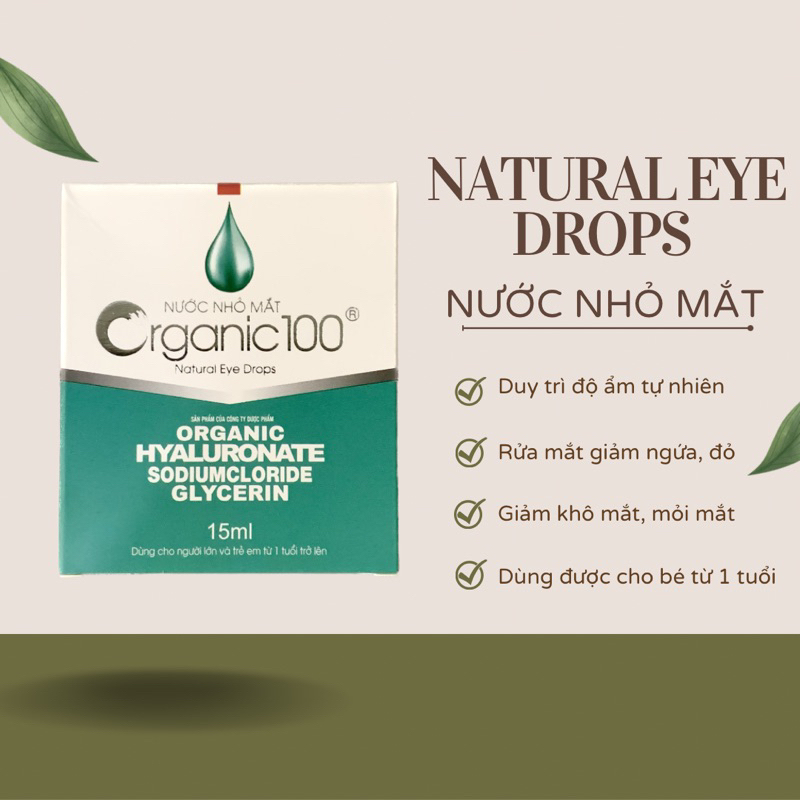 NHỎ MẮT NATURAL EYE DROPS