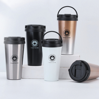 Ly giữ nhiệt Creative 500ml inox 304 nắp có quai xách tiện lợi
