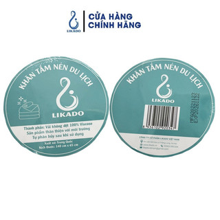 Khăn tắm nén du lịch likado kích thước (65 x 140cm) 56776