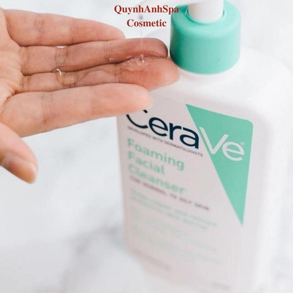 Sữa rửa mặt CeraVe Dành cho da dầu mụn, da khô Làm sạch da chuyên sâu Quynhanhspa20 236ml-473ml
