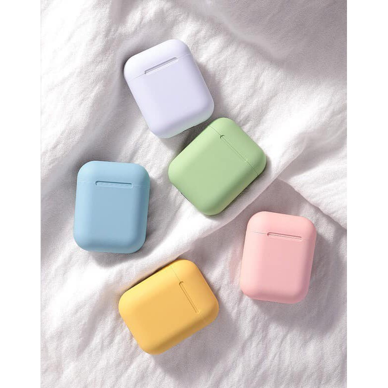 Tai nghe kết nối không dây Bluetooth i12 TWS dành cho iOs và Androi có bao hành dễ thương