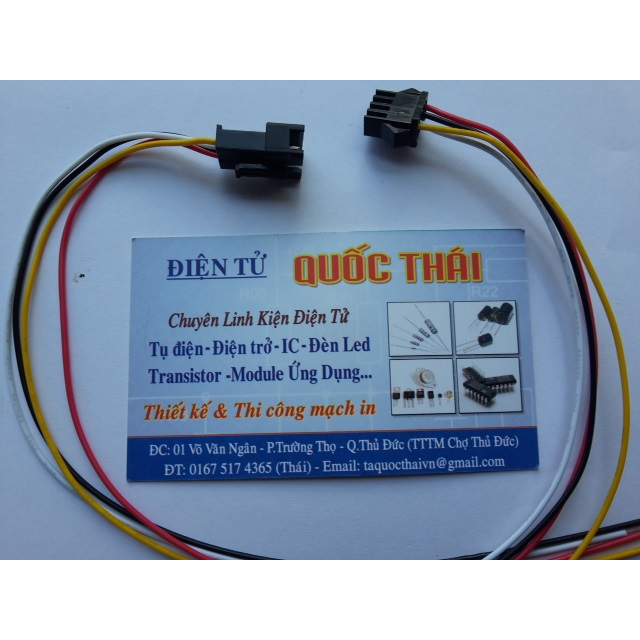 DÂY NỐI 4 ĐẦU ĐỰC CÁI (DÂY NHỎ)