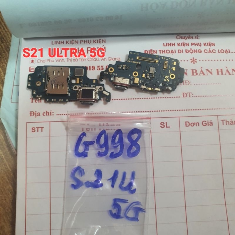 Cụm Sạc samsung S21 ultra 5G G998B/N zin