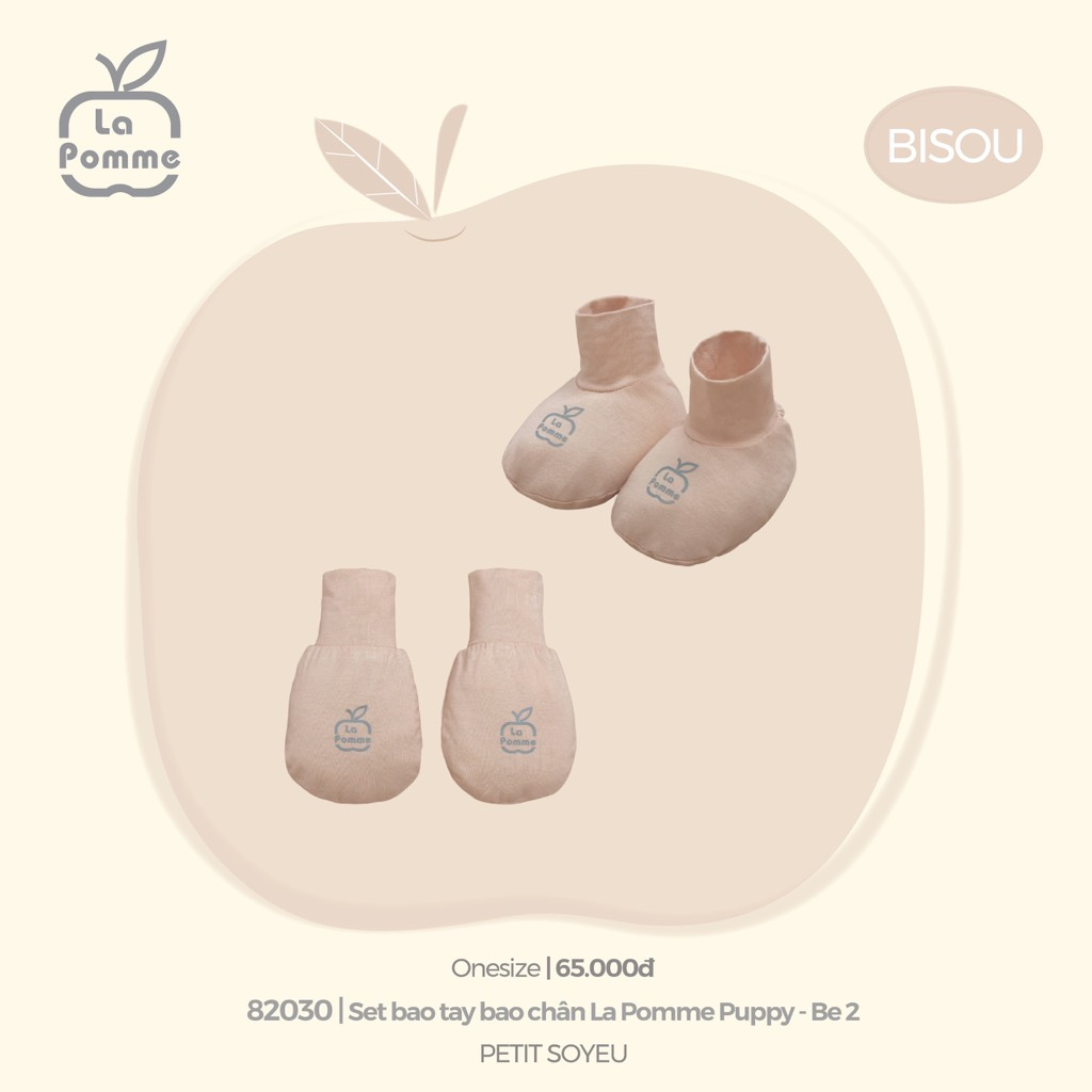 La Pomme - Set bao tay bao chân La Pomme Puppy