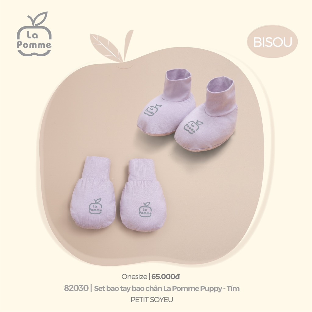 La Pomme - Set bao tay bao chân La Pomme Puppy