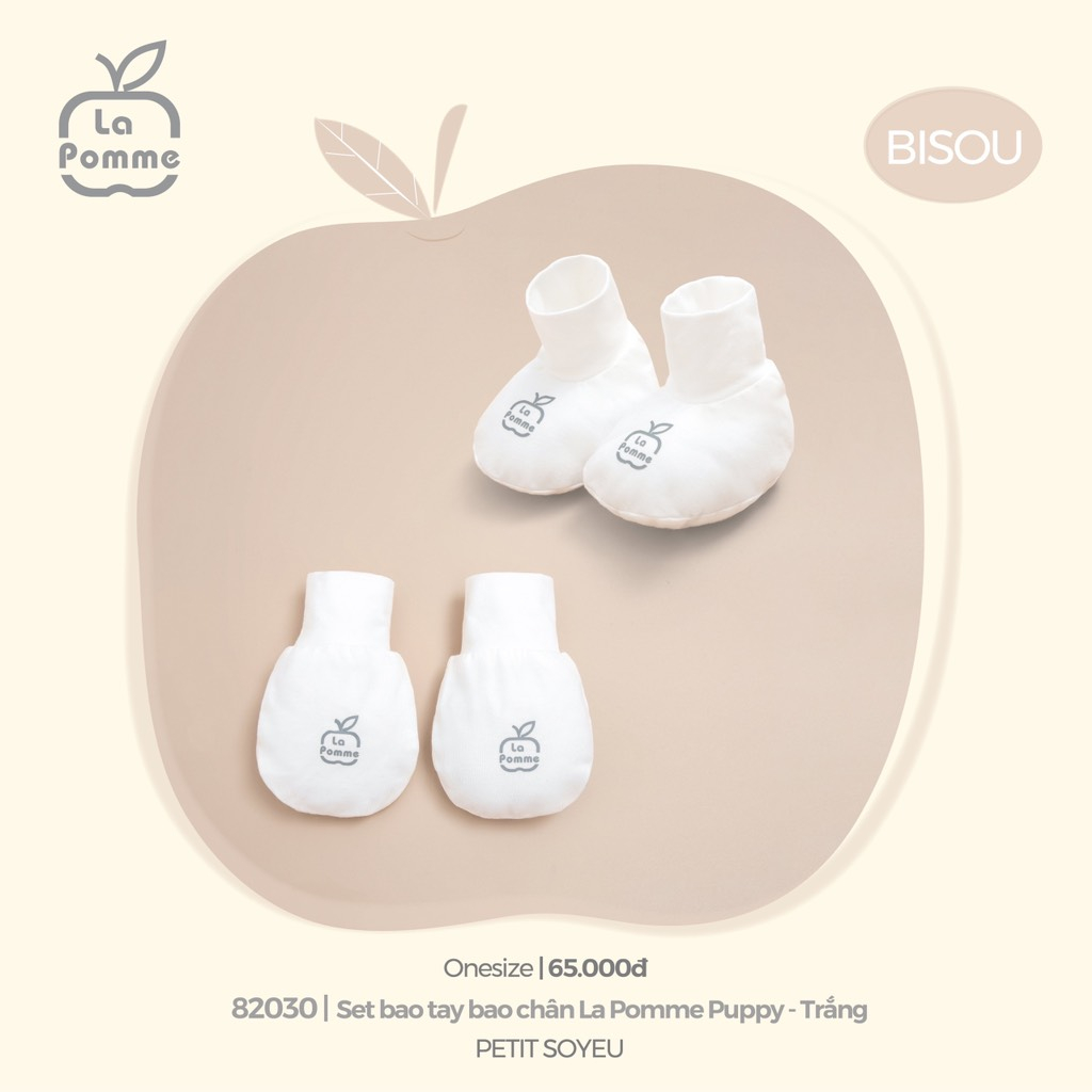 La Pomme - Set bao tay bao chân La Pomme Puppy