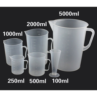 Ca đong chia vạch, ly đong chia vạch nhựa đủ size
