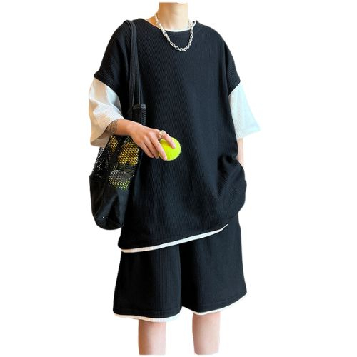 Bộ Quần Áo Nam Nữ Unisex Chất Liệu Cotton , Form Rộng, Phong Cách, Cá Tính , Trẻ Trung và Năng Động, Co Giãn Thoải Mái